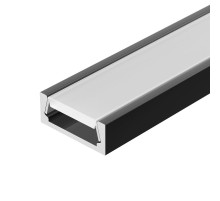 Профиль алюминиевый для светодиодной ленты MIC-2000 ANOD Black  019487  Arlight