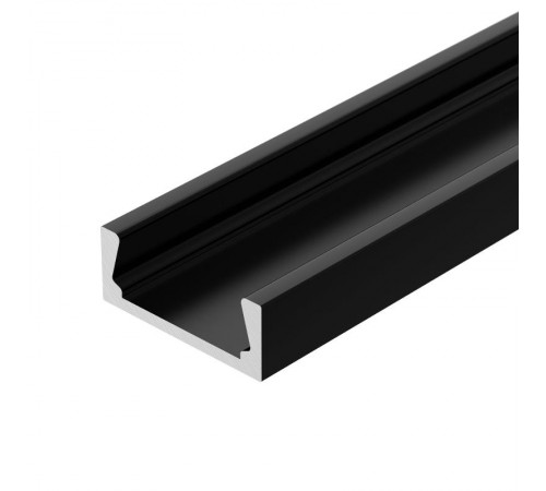 Профиль алюминиевый для светодиодной ленты MIC-2000 ANOD Black  019487  Arlight