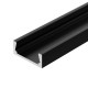 Профиль алюминиевый для светодиодной ленты MIC-2000 ANOD Black  019487  Arlight