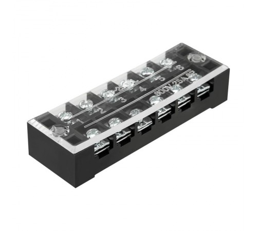 Блок зажимов клеммный БЗН ТВ-2506 2,5мм2 25A 6 пар  11-2154  REXANT