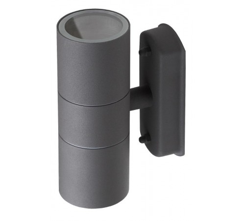 Декоративная подсветка WL28 GY 2*GU10 MAX35W IP54 серый  Б0034633  ЭРА