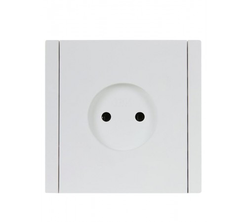 FORTE&PIANO Розетка без заземления, без шторок в/к 10А FP218 белый  FP-R10-10-K01  IEK