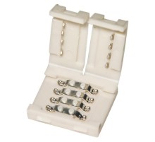 Соединитель для светодиодной ленты LD106  ( 5050 RGB/ 10мм ) strip to strip  23070  FERON