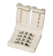 Соединитель для светодиодной ленты LD106  ( 5050 RGB/ 10мм ) strip to strip  23070  FERON