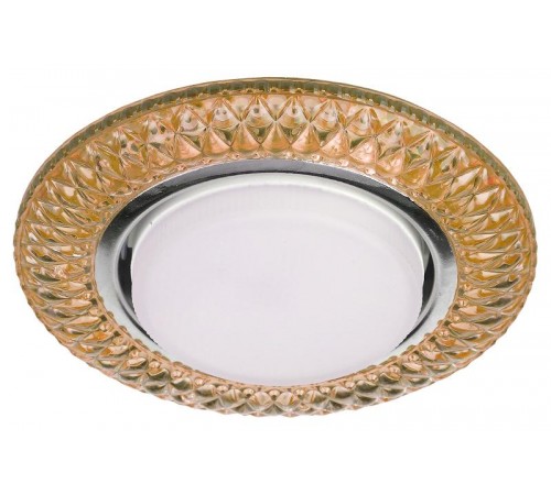 Светильник точечный встраиваемый под лампу DK LD23 15Вт GX53 шампань с подсветкой  Б0029630  ЭРА