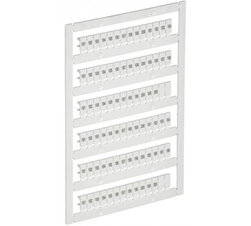 ARMAFIX Маркер для CTS/CP 2,5мм2 с символами "191-200"   AF-CT10D-M-D25-20  IEK (ИЭК)