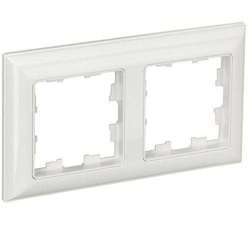 BRITE Рамка 2-ая РУ-2-Бр белый/белый  BR-M22-12-K01  IEK