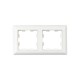 BRITE Рамка 2-ая РУ-2-Бр белый/белый  BR-M22-12-K01  IEK