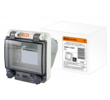 Крышка защитная для выреза в шкафу пластик 4 модуля IP67  SQ0911-0001  TDM