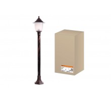 Светильник садово-парковый Прага Эл-11-73-125М 60 Вт Е27 напольный на стойке h-1.25м медь  SQ0330-0521  TDM