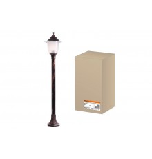 Светильник садово-парковый Прага Эл-11-73-125М 60 Вт Е27 напольный на стойке h-1.25м медь  SQ0330-0521  TDM