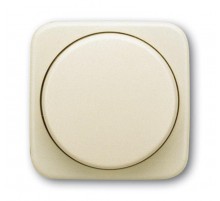 Плата центр. (накладка) с поворотной ручкой д. мех. поворотного светорег.,серия Busch-Duro 200 SI,цвет сл. кость  6599-0-1334   2CKA006599A1334  AB