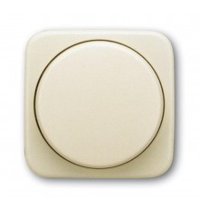 Плата центр. (накладка) с поворотной ручкой д. мех. поворотного светорег.,серия Busch-Duro 200 SI,цвет сл. кость  6599-0-1334   2CKA006599A1334  AB