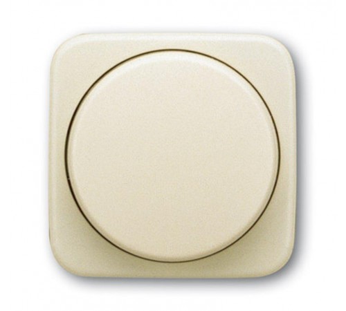 Плата центр. (накладка) с поворотной ручкой д. мех. поворотного светорег.,серия Busch-Duro 200 SI,цвет сл. кость  6599-0-1334   2CKA006599A1334  AB