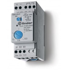 Реле контроля уровня, настраиваемый диапазон чувствительности 5...150 кОм, питание 24 В AC, выход 1CO 16А, модульное  720180240000POA  Finder