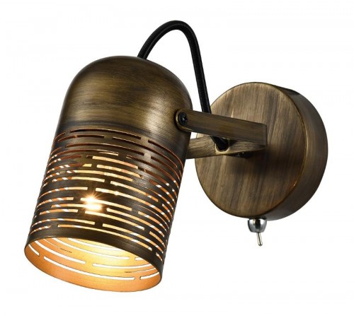 Светильник настенно-потолочный спот Lamia 7062-701 1 х Е27 40 Вт поворотный модерн с выключателем  Б0055016  Rivoli