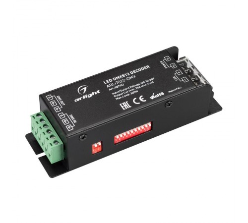 Декодер ARL-7022-DMX (12-24V, 1x25A, DMX512)  027152  Arlight