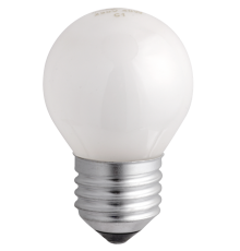 Лампа накаливания ЛОН  40Вт Е27 240В P45 frosted  3320300  Jazzway