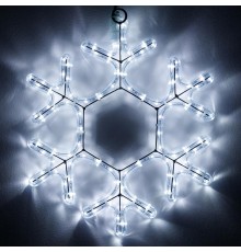 Фигура ARD-SNOWFLAKE-M7-450x375-108LED White (230V, 6.5W) (Ardecoled, IP65)  034249  Arlight