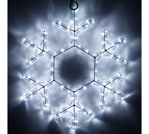 Фигура ARD-SNOWFLAKE-M7-450x375-108LED White (230V, 6.5W) (Ardecoled, IP65)  034249  Arlight