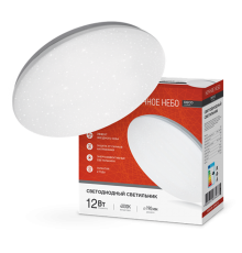 Светильник светодиодный серии DECO 12Вт 230В 4000К 780лм 190х65мм НОЧНОЕ НЕБО  4690612033433  IN HOME