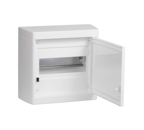 Накладной распределительный щит Nedbox - с белой дверью - 1 рейка х 8 модулей  601235  Legrand