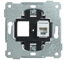 BOLERO Розетка телефонная RJ12 РТ12-1-Б  ETB10-01  IEK