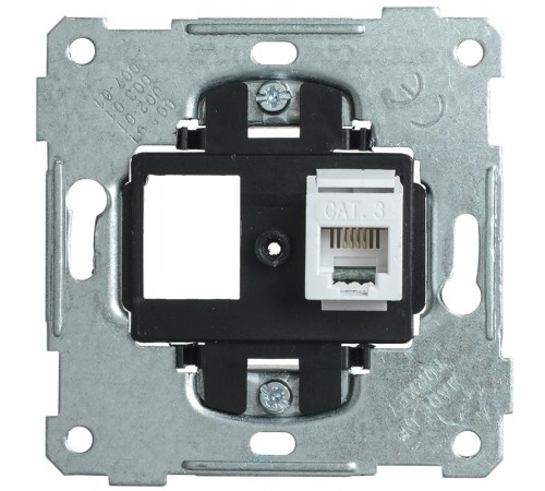 BOLERO Розетка телефонная RJ12 РТ12-1-Б  ETB10-01  IEK