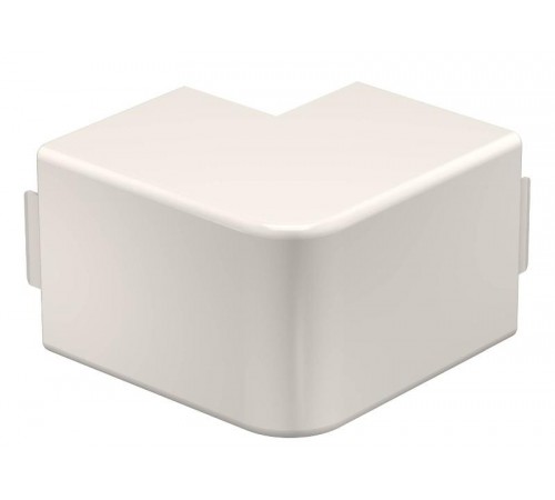 Крышка внешнего угла кабельного канала WDK 60x60 мм (ПВХ,кремовый) (WDK HA60060CW)  6160905  OBO Bettermann