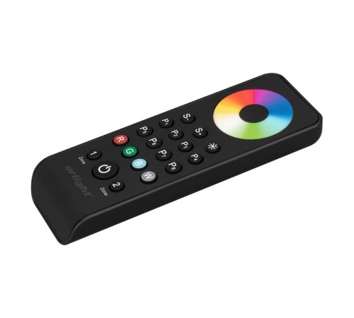 Пульт SMART-R43-RGBW Black (2 зоны, 2.4G) (Arlight, IP20 Пластик, 5 лет)  031938  Arlight