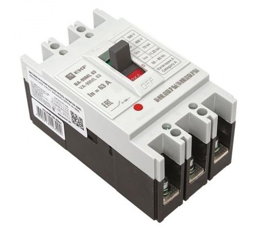 Выключатель автоматический ВА-99М 63/63А 3P 15кА EKF Basic  mccb99-63-63mI  EKF