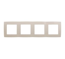 Рамка на 4 поста 12-5004-02  ,  слоновая кость  Б0014772  ЭРА