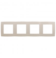 Рамка на 4 поста 12-5004-02  ,  слоновая кость  Б0014772  ЭРА