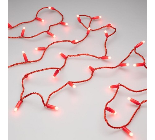 Светодиодная гирлянда ARD-STRING-CLASSIC-10000-RED-100LED-MILK-STD Red (230V, 7W) (Ardecoled, IP65)  028210  Arlight