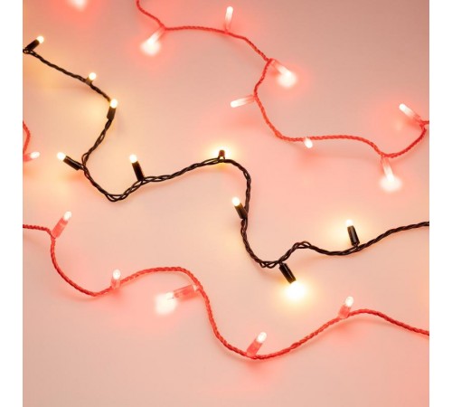 Светодиодная гирлянда ARD-STRING-CLASSIC-10000-BLACK-100LED-MILK-STD Warm (230V, 7W) (Ardecoled, IP65)  028209  Arlight