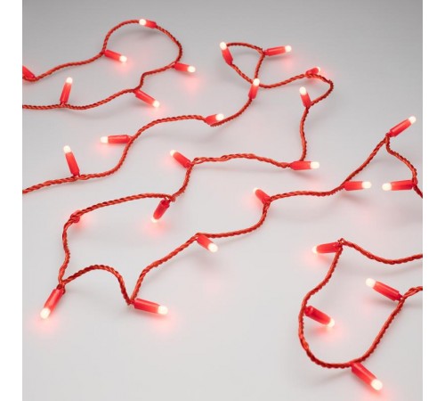 Светодиодная гирлянда ARD-STRING-CLASSIC-10000-RED-100LED-MILK-STD Red (230V, 7W) (Ardecoled, IP65)  028210  Arlight