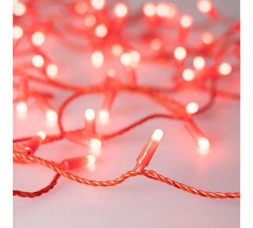 Светодиодная гирлянда ARD-STRING-CLASSIC-10000-RED-100LED-MILK-STD Red (230V, 7W) (Ardecoled, IP65)  028210  Arlight