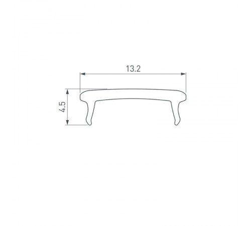 Экран SL-COMFORT-2316-2000 BLACK (Arlight, Пластик)  031762  Arlight