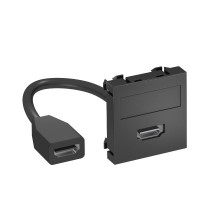 Мультимедийная рамка HDMI Modul45 (черный) (MTG-HD F SWGR1)  6104829  OBO Bettermann