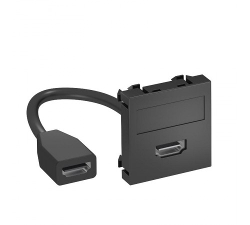 Мультимедийная рамка HDMI Modul45 (черный) (MTG-HD F SWGR1)  6104829  OBO Bettermann