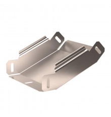 Угол вертикальный внутренний 45 градусов Стандарт INOX (AISI 409) 150х50  PR16.3317  Промрукав