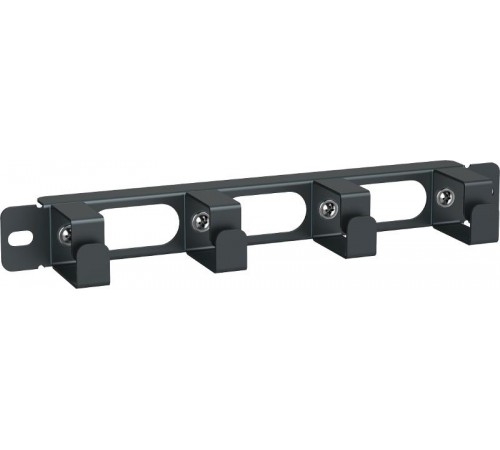 ITK Каб. орг. 10" 1U 4 кольца для шкафа 10" LINEA WS черный  CO05-1M4R-LWS  ITK