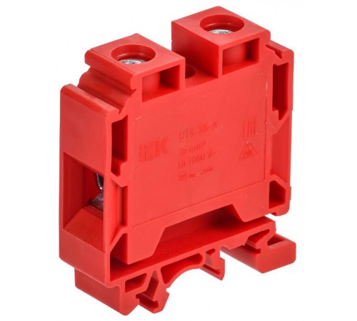 ARMAFIX Клемма винтовая CTS с шестигран. 35мм2 красная  AF-CT10-01-K04-035  IEK