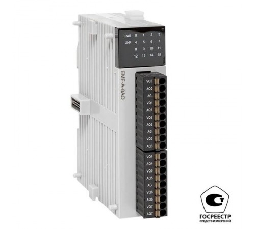 Модуль аналогового вывода EMF 8 PRO-Logic (с поверкой)  EMF-A-8AO-V  EKF