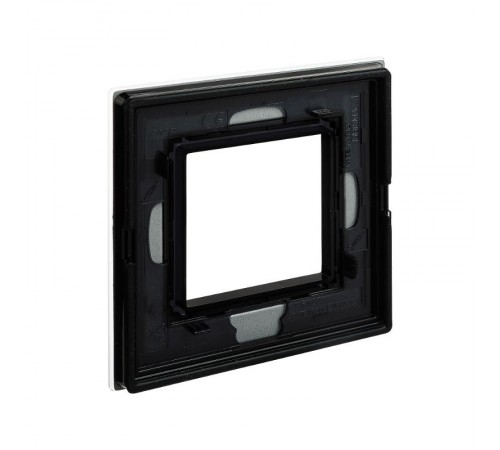 Рамка из натурального стекла, ,"Avanti", светло-серая, 2 модуля  4404822  DKC