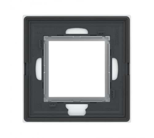 Рамка из натурального стекла, ,"Avanti", светло-серая, 2 модуля  4404822  DKC