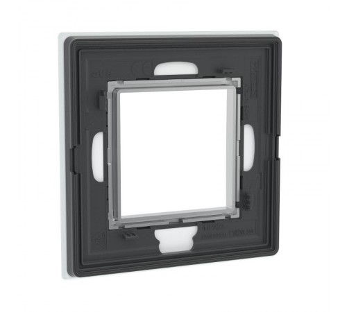 Рамка из натурального стекла, ,"Avanti", светло-серая, 2 модуля  4404822  DKC