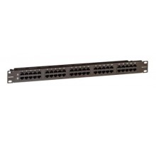 Патч-панель телефонная 19",1U,CAT3, 50 портов RJ45  RN3PP501BK  DKC