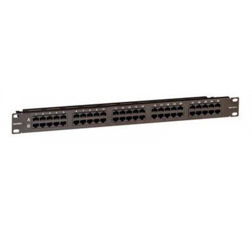 Патч-панель телефонная 19",1U,CAT3, 50 портов RJ45  RN3PP501BK  DKC