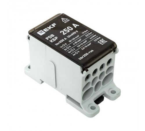 Клеммный блок распределительный КБР 250A  kbr250-rus EKF